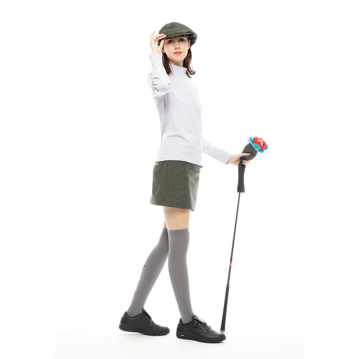 裏起毛千鳥格子スカート