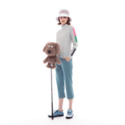 後ろファスナーサブリナパンツ