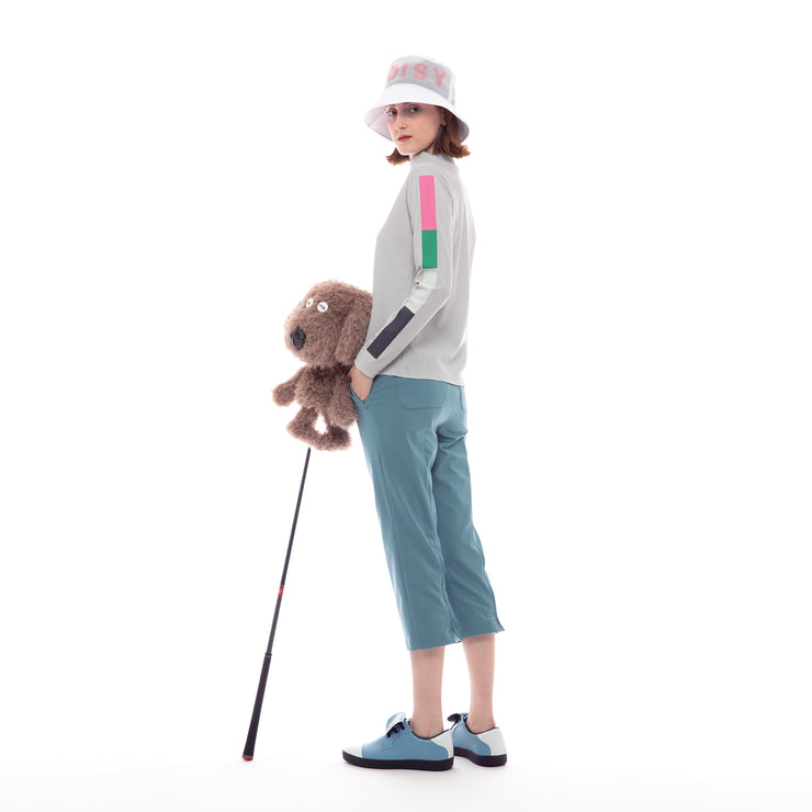 後ろファスナーサブリナパンツ