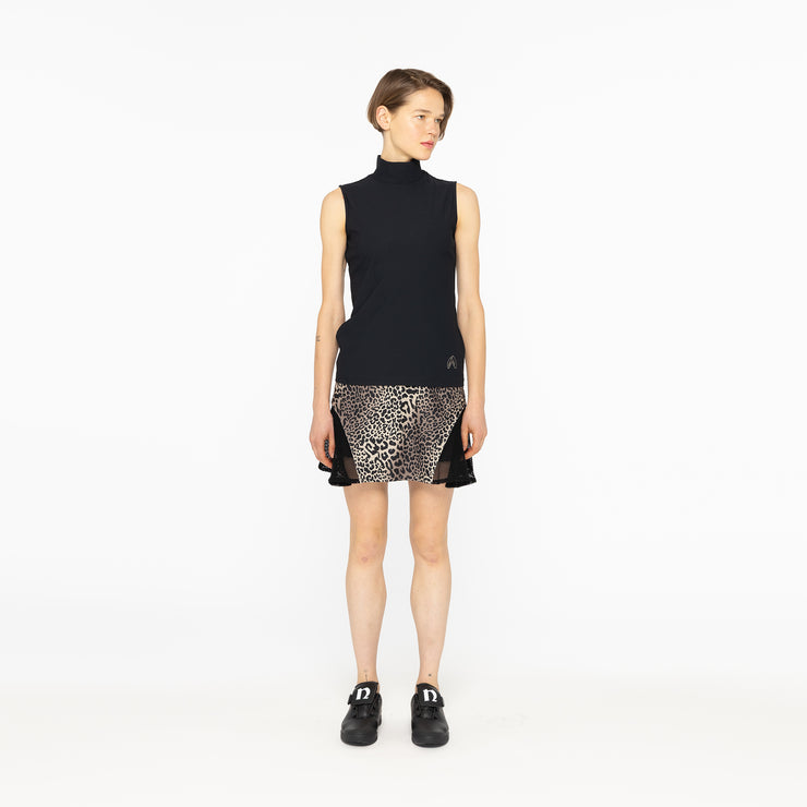 LEOPARD メッシュスカート
