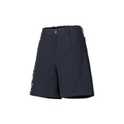 発泡プリントキュロットパンツ