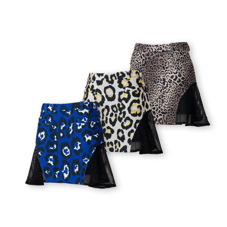 LEOPARD メッシュスカート