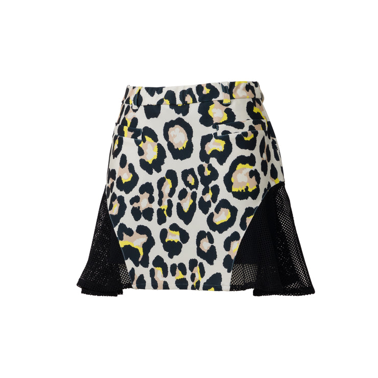 LEOPARD メッシュスカート